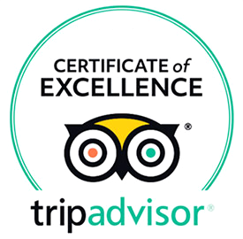 TripAdvisor Certificate of Excellence